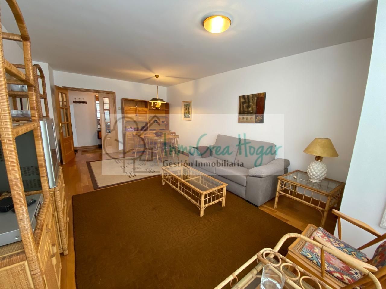 Living room of Flat for sale in Mondariz-Balneario  with Heating, Parquet flooring and Storage room