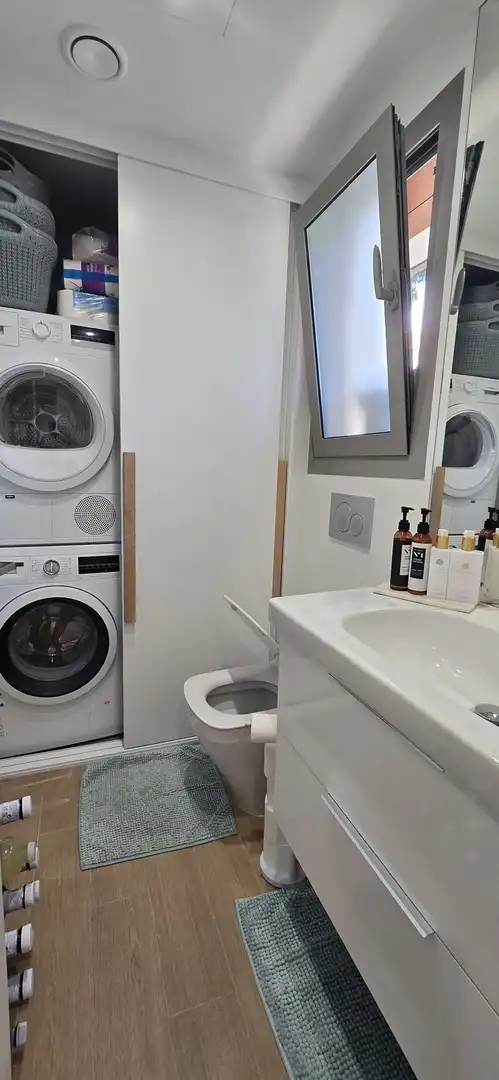 Baño de Casa adosada en venta en Mijas con Aire acondicionado, Calefacción y Jardín privado