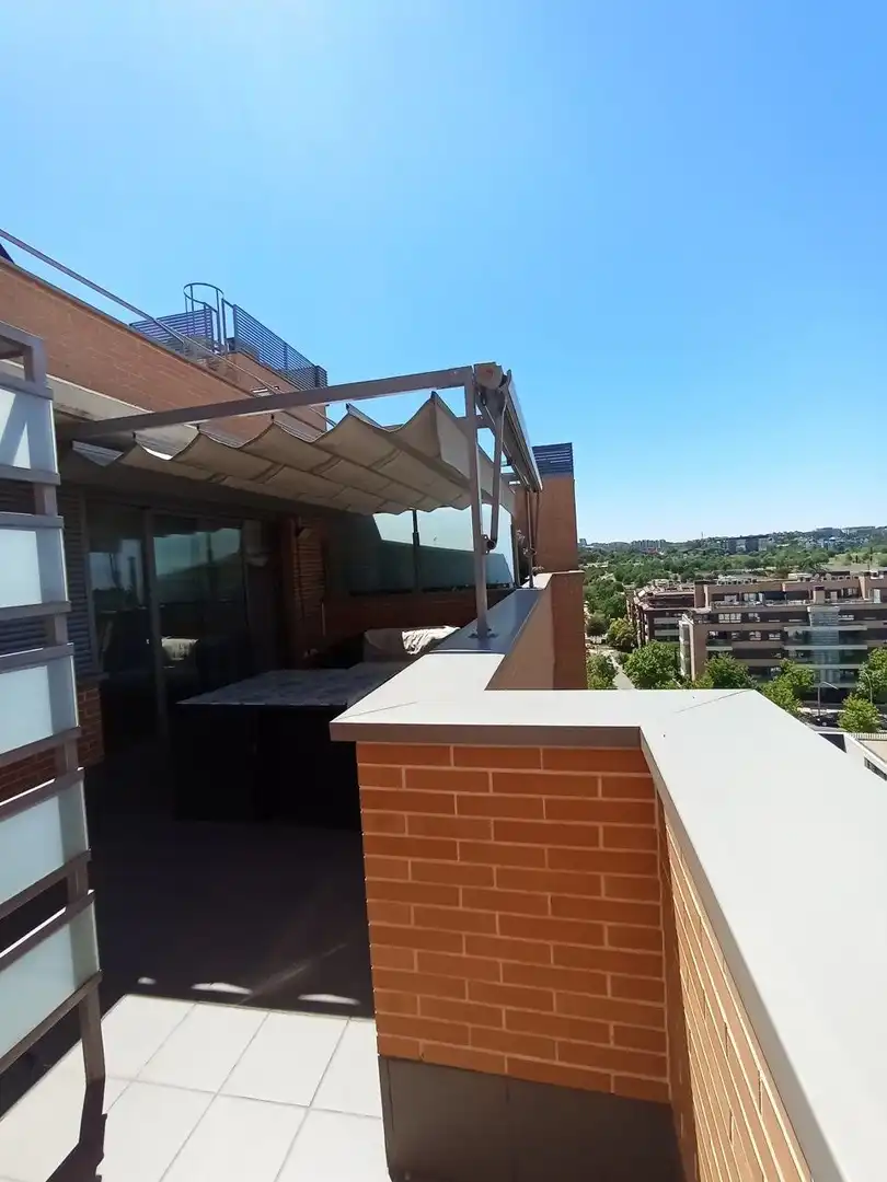 Terrasse von Dachboden zur Miete in Madrid mit Klimaanlage, Heizung und Terrasse