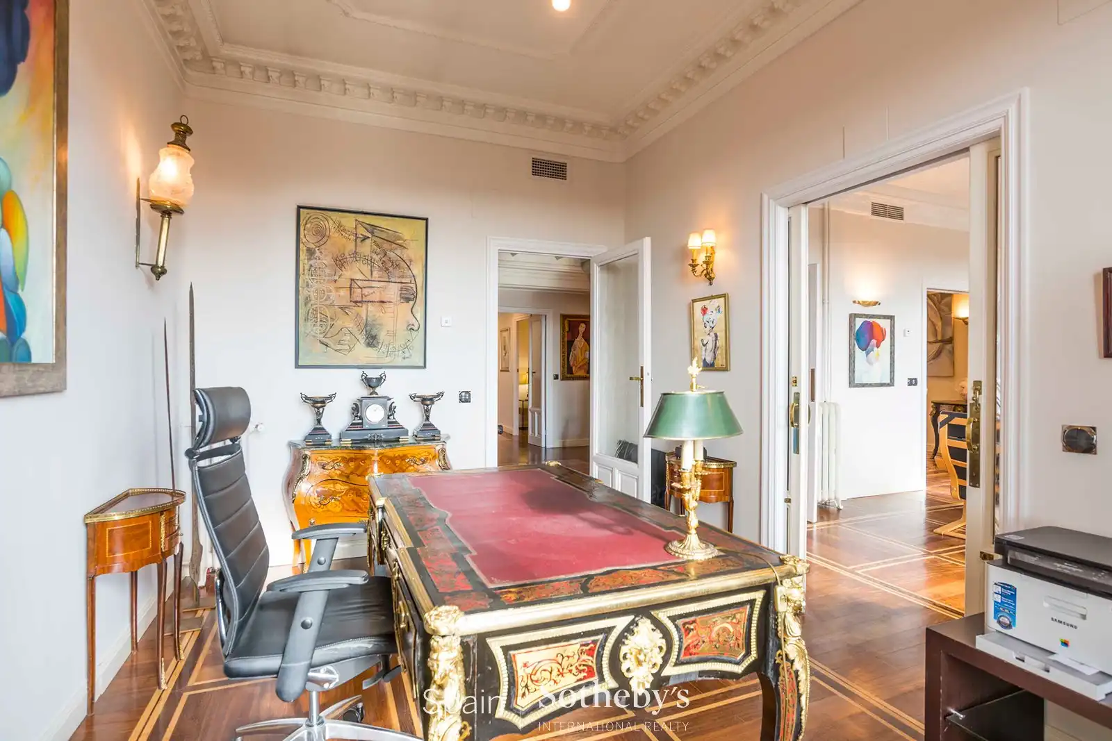 Menjador de Apartament de lloguer en Madrid amb Aire condicionat i Calefacció