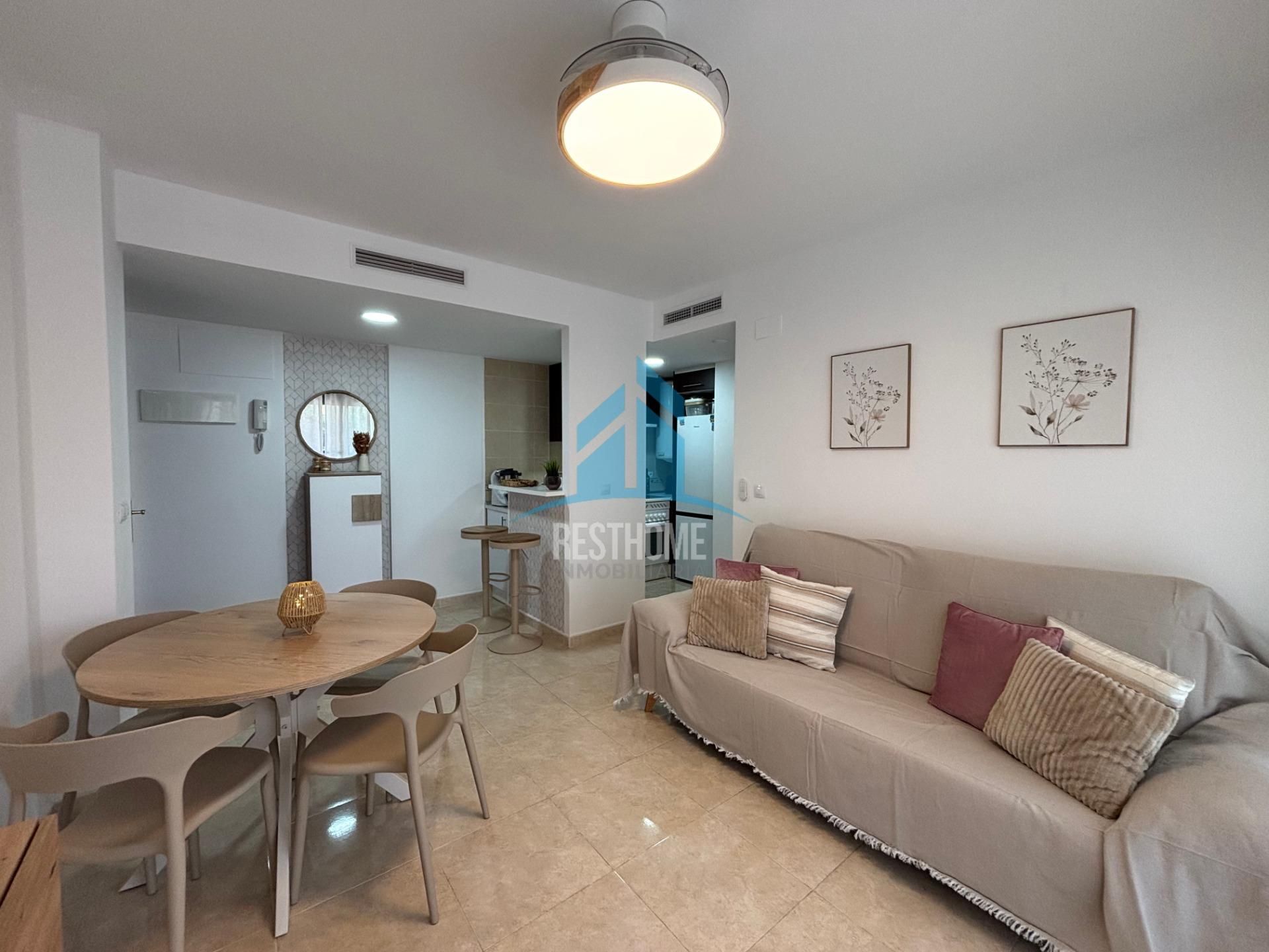 Living room of Flat to rent in Bellreguard  with Air Conditioner, Heating and Private garden