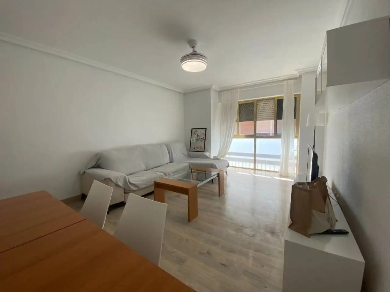 Living room of Flat for rent in Murcia  with Terrace, Storage room and Furnished