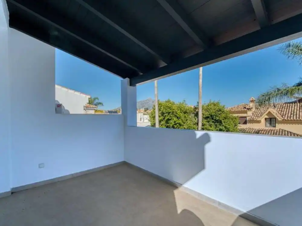 Terraza de Casa o chalet de alquiler en Marbella con Aire acondicionado, Jardín privado y Terraza