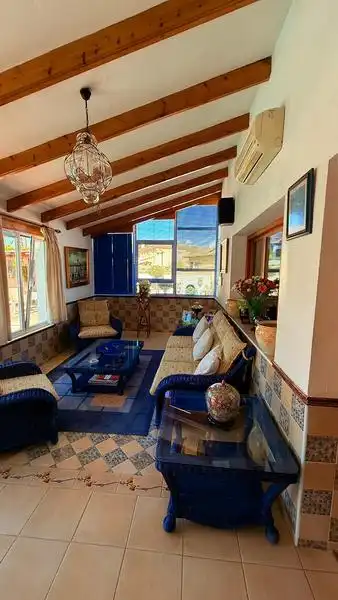 Living room of Houses for sale in Benidorm  with Swimming Pool, Furnished and Oven