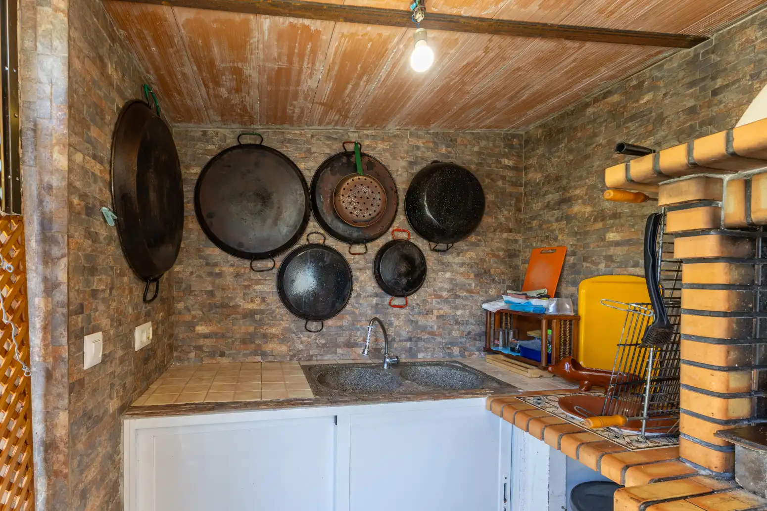 Cuina de Casa o xalet en venda en Albalat dels Tarongers amb Terrassa i Moblat