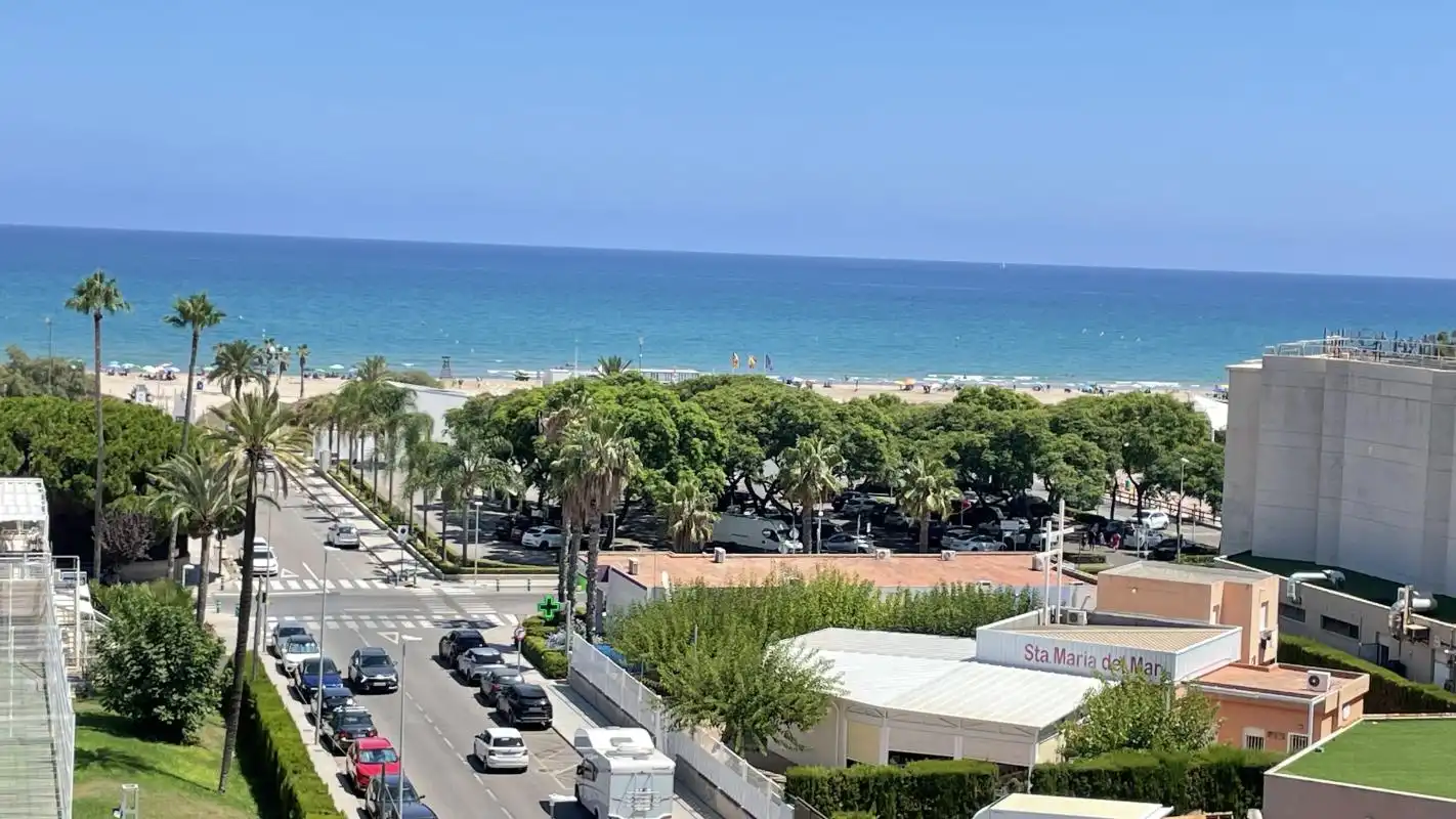 Außenansicht von Wohnung zur Miete in Canet d'En Berenguer mit Klimaanlage, Heizung und Privatgarten