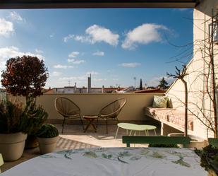 Terrace of Single-family semi-detached for sale in  Madrid Capital  with Air Conditioner, Heating and Terrace