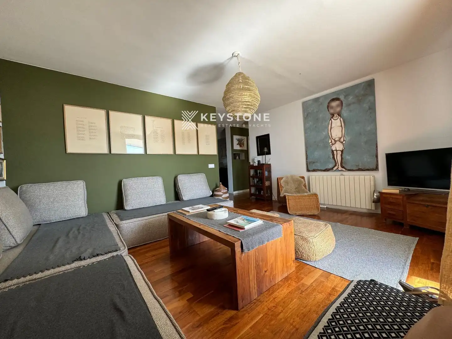 Wohnzimmer von Wohnung zur Miete in Calvià mit Klimaanlage, Terrasse und Schwimmbad
