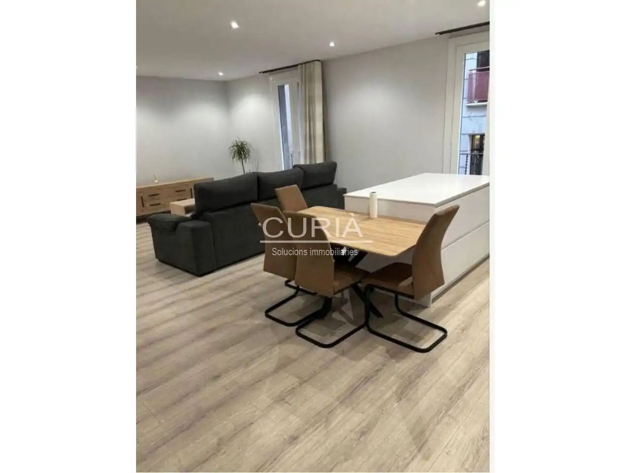 Sala d'estar de Pis en venda en Lleida amb Aire condicionat, Calefacció i Parquet