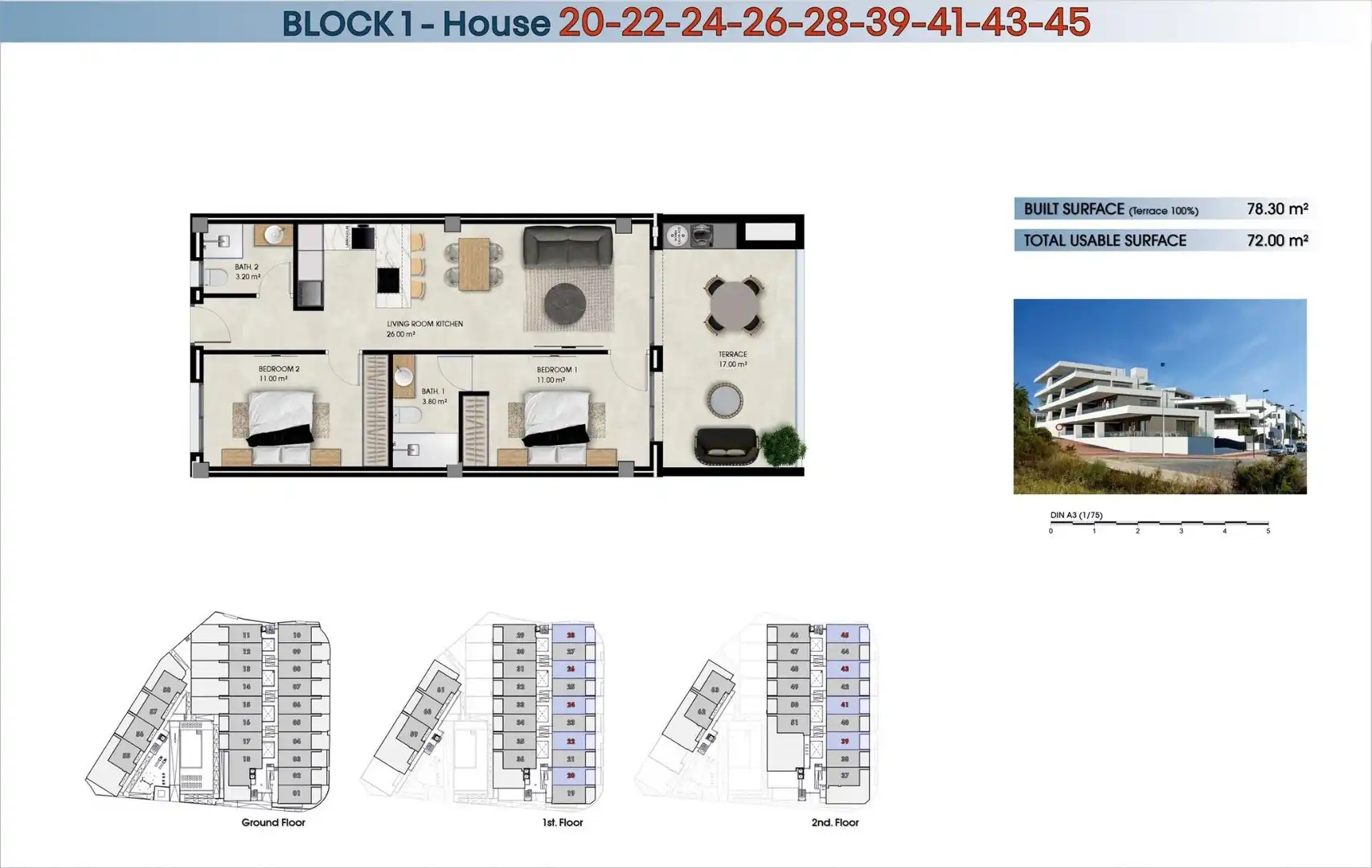 Apartment mit Pool zum Verkauf in La Marina, imagen 4