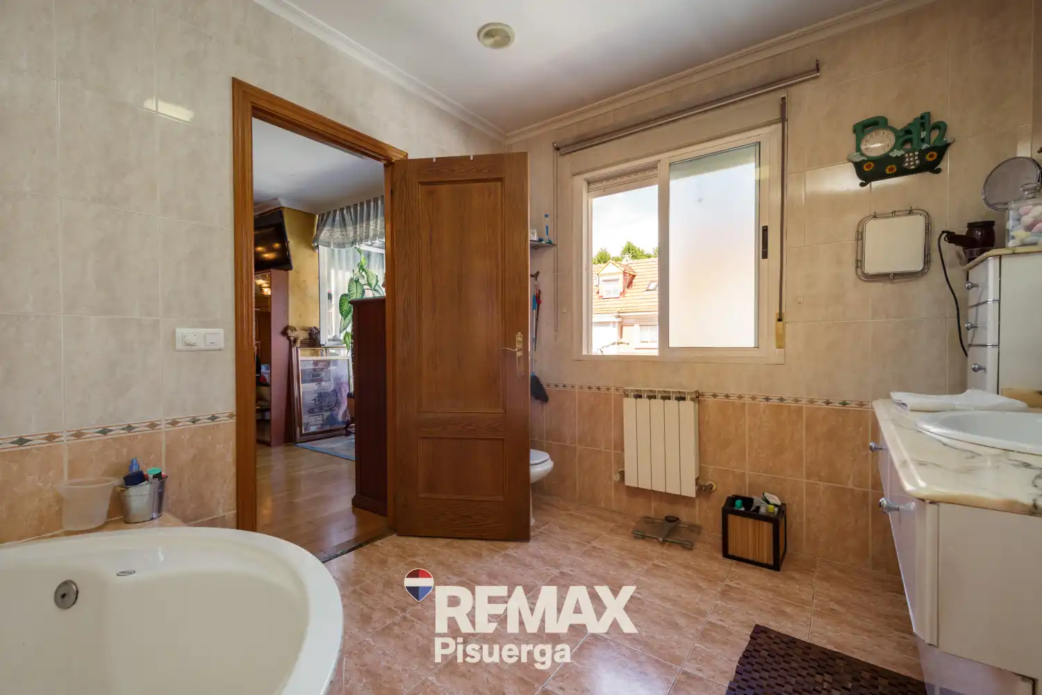 Baño de Casa o chalet en venta en Arroyo de la Encomienda con Aire acondicionado, Calefacción y Jardín privado