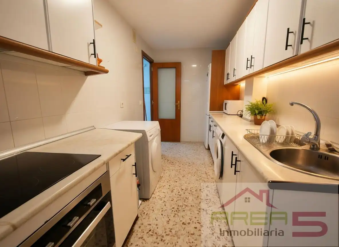Cocina de Piso de alquiler en Mérida con Aire acondicionado, Amueblado y Horno