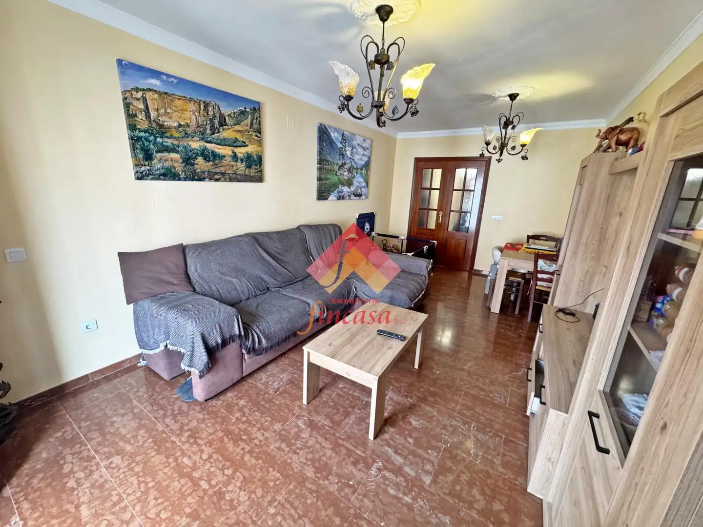 Living room of Flat for sale in Ronda  with Balcony