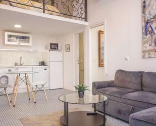 Sala d'estar de Apartament per a compartir en  Madrid Capital amb Aire condicionat i Terrassa