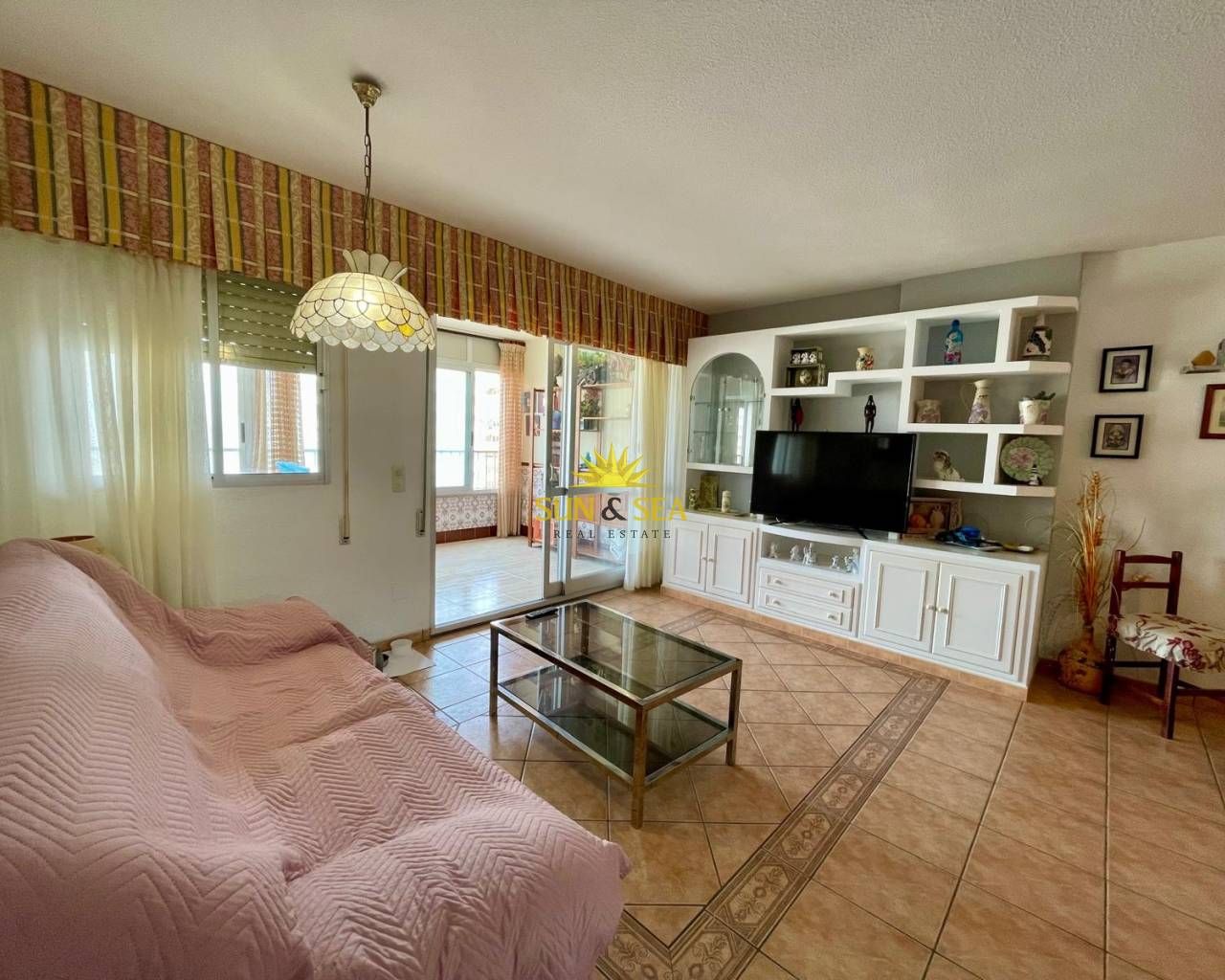 Living room of Apartment to rent in La Manga del Mar Menor  with Swimming Pool, Furnished and Oven