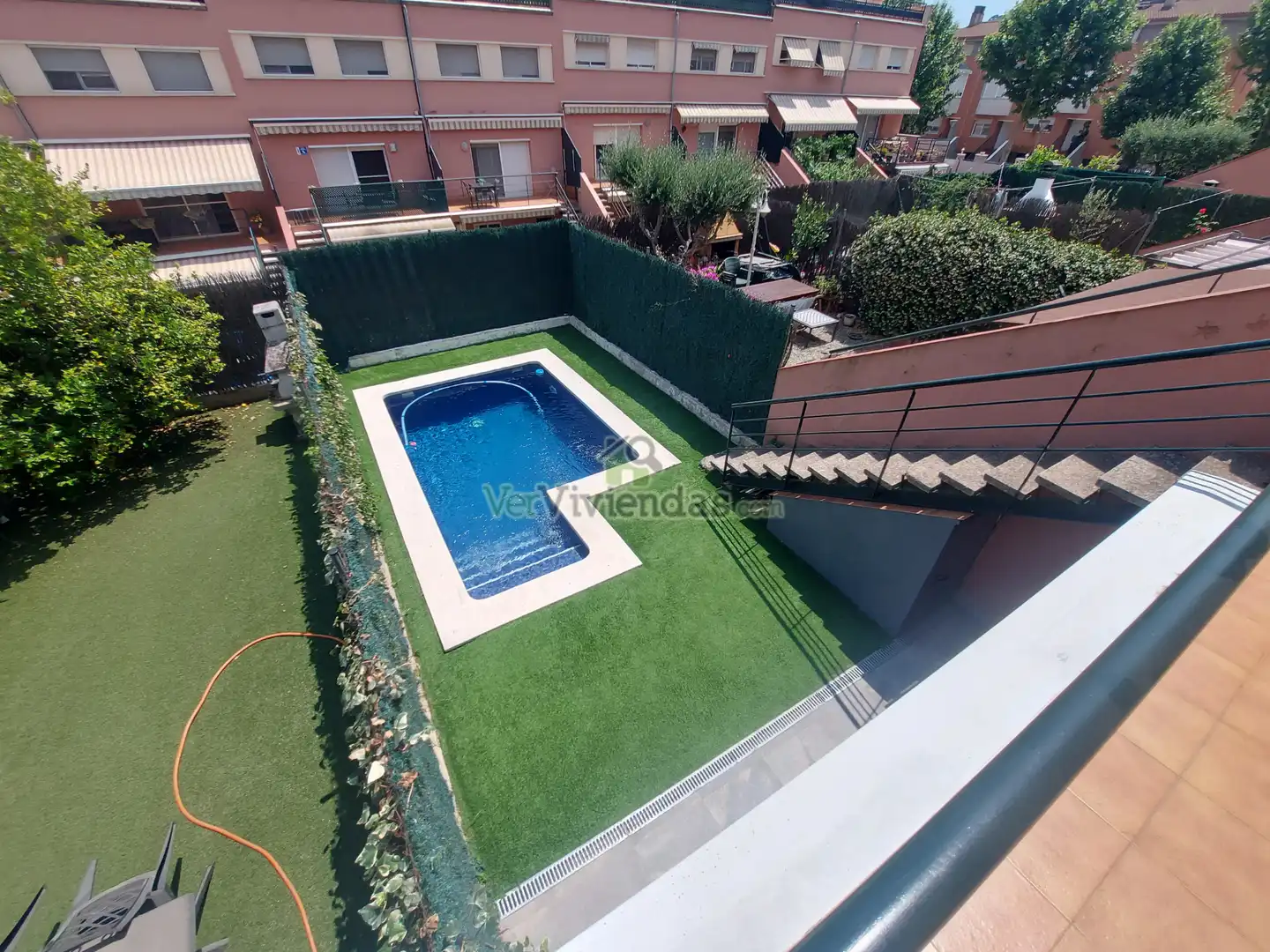 Piscina de Casa adosada en venta en Martorell con Aire acondicionado, Calefacción y Jardín privado
