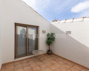 Terrace of Attic for sale in  Valencia Capital  with Air Conditioner, Heating and Private garden