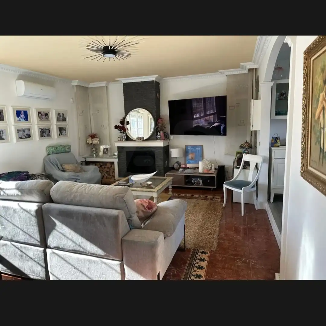 Sala d'estar de Casa o xalet en venda en Huércanos amb Aire condicionat, Calefacció i Terrassa