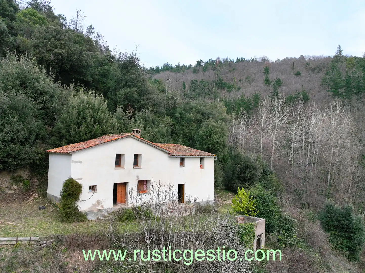 Vista exterior de Finca rústica en venta en Sant Hilari Sacalm con Jardín privado y Balcón