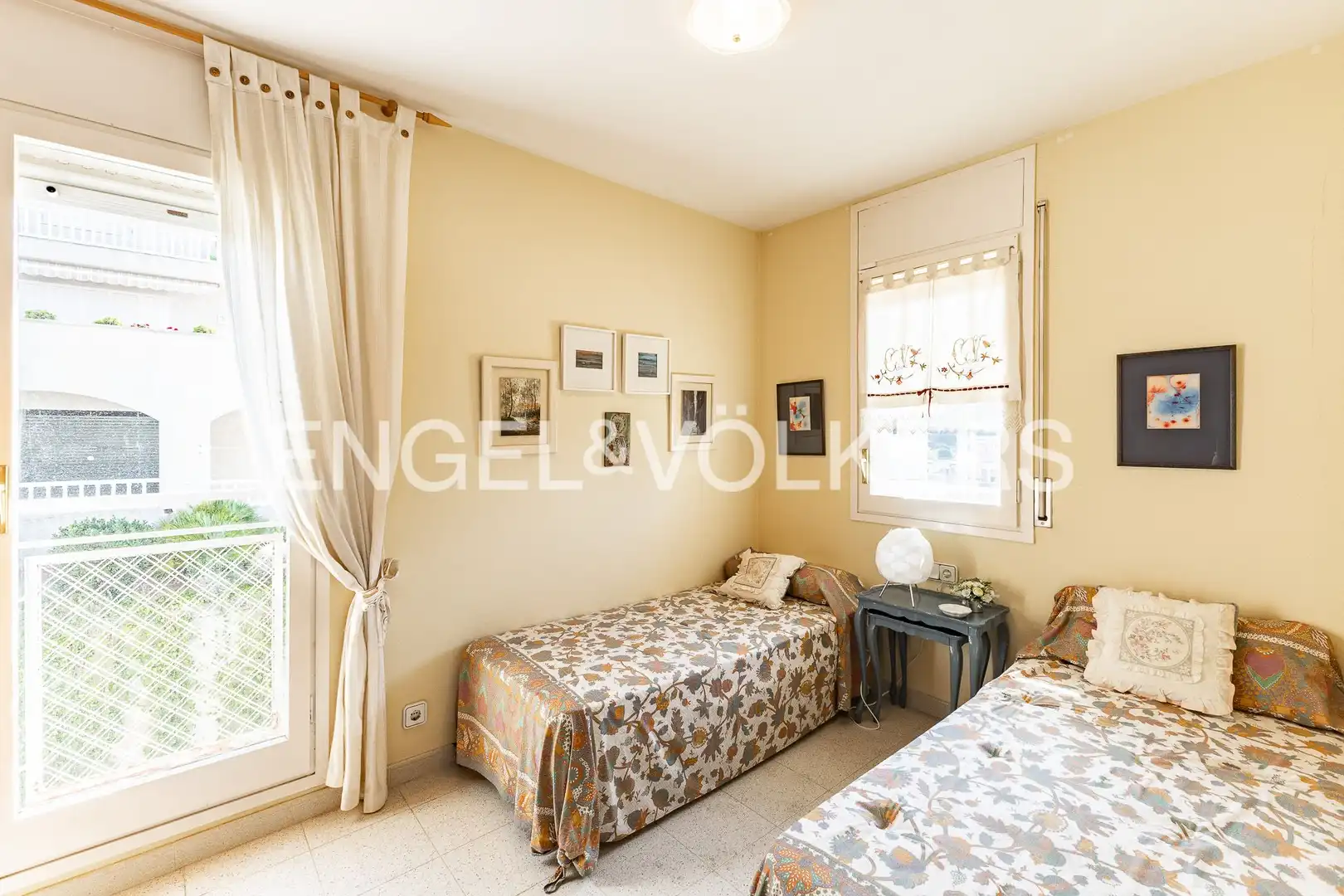 Bedroom of Flat for sale in Caldes d'Estrac  with Air Conditioner, Heating and Private garden