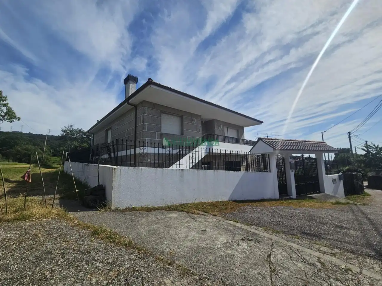Vista exterior de Casa o chalet en venta en Covelo con Calefacción, Jardín privado y Terraza