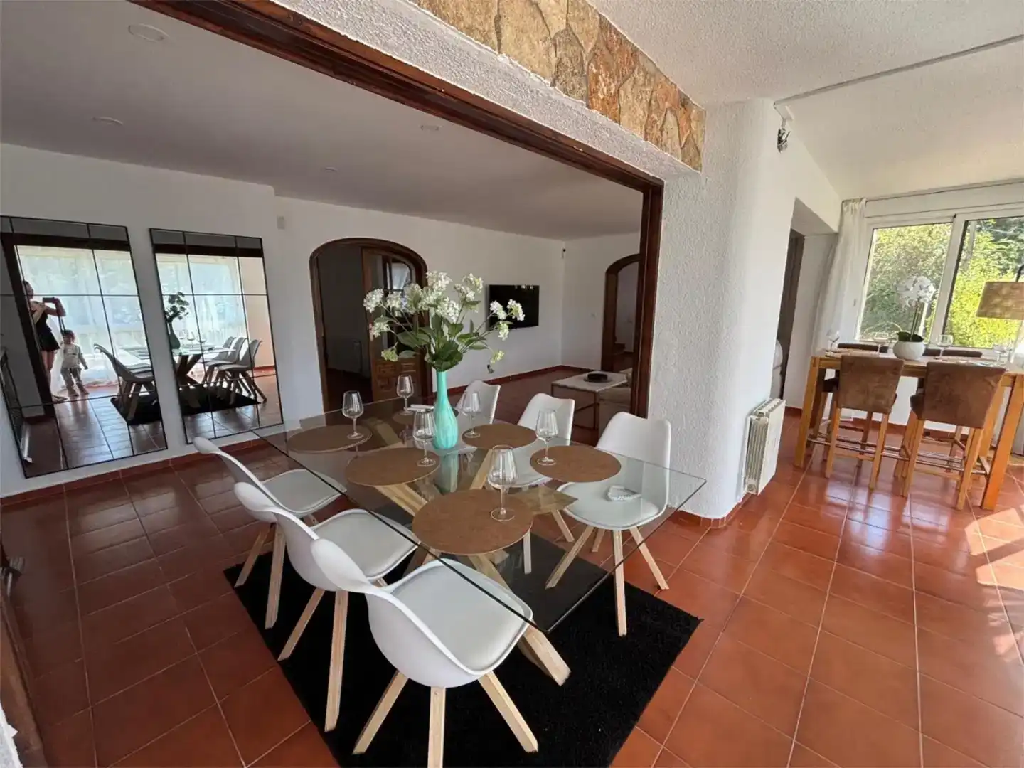 Dining room of Flat for rent in Castell d'Aro, Platja d'Aro i s'Agaró  with Air Conditioner, Private garden and Storage room