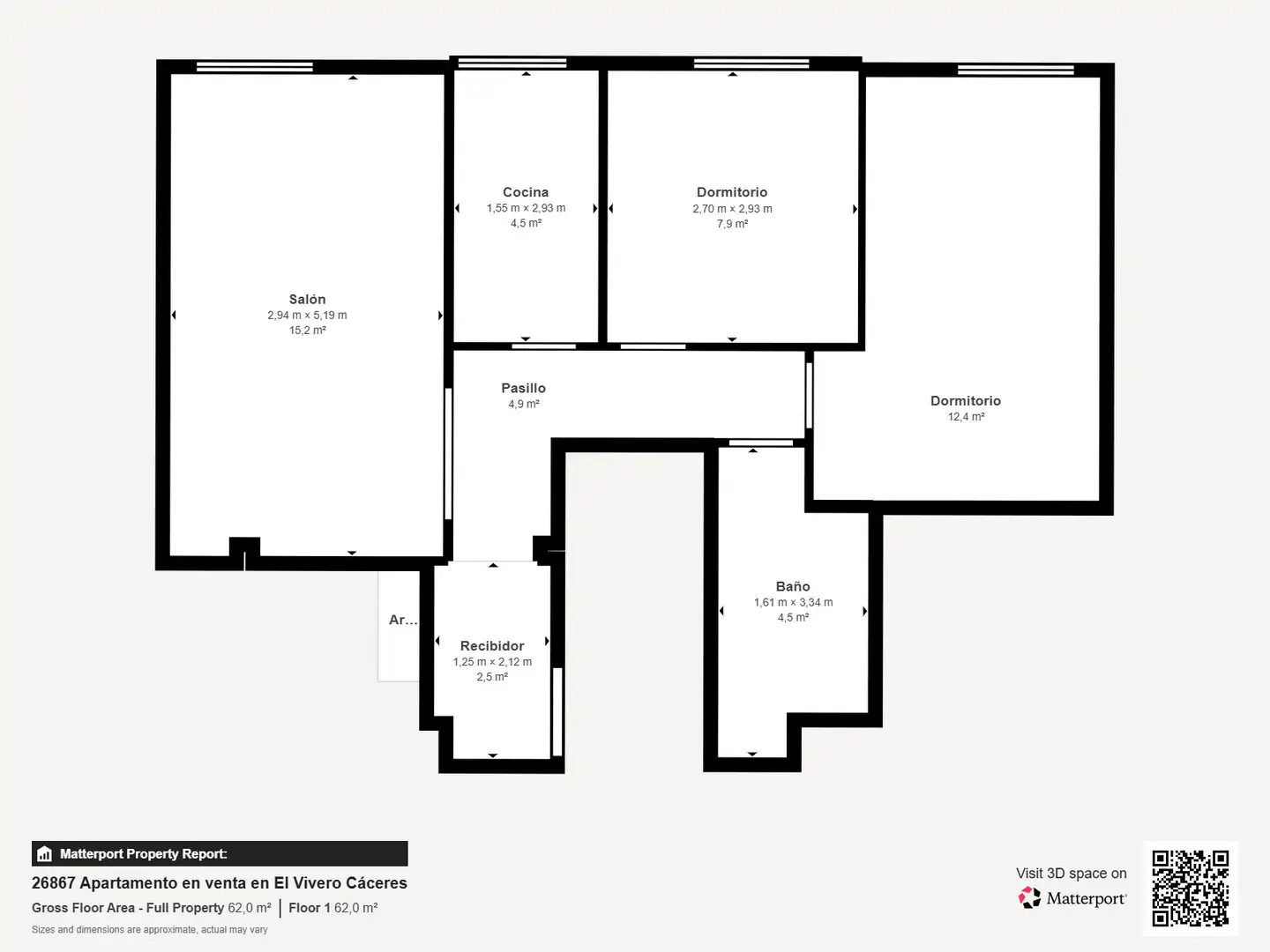 Estudio en venta en Ruta de la Plata