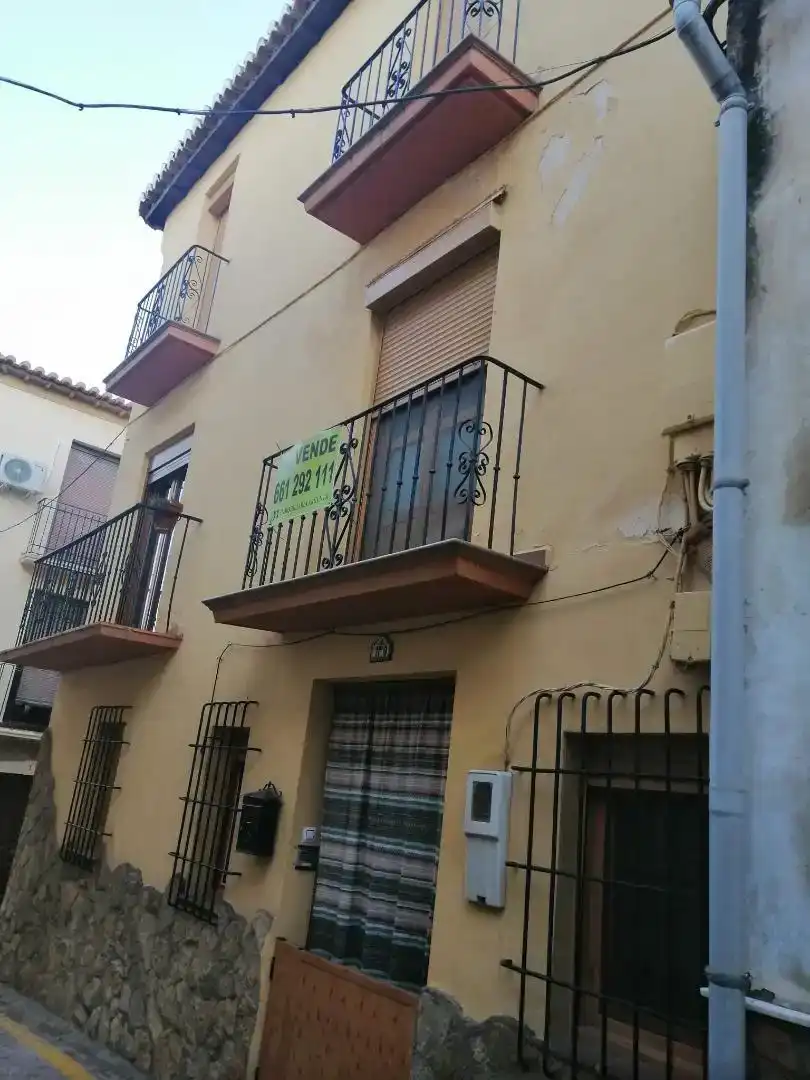 Terrassa de Casa adosada per a compartir en Guadix amb Aire condicionat, Parquet i Moblat