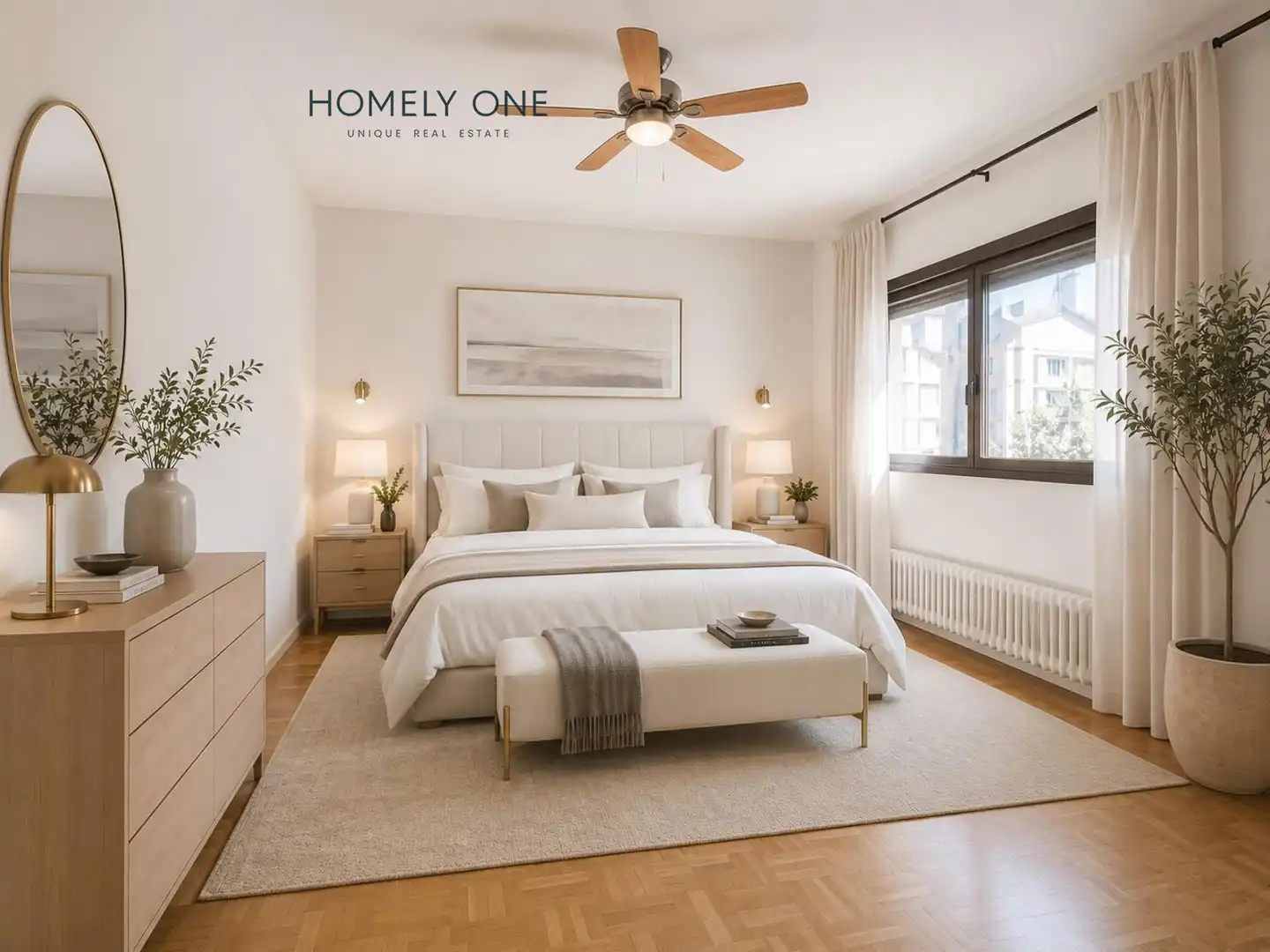 Bedroom of Flat for sale in Madrid  with Air Conditioner, Heating and Storage room