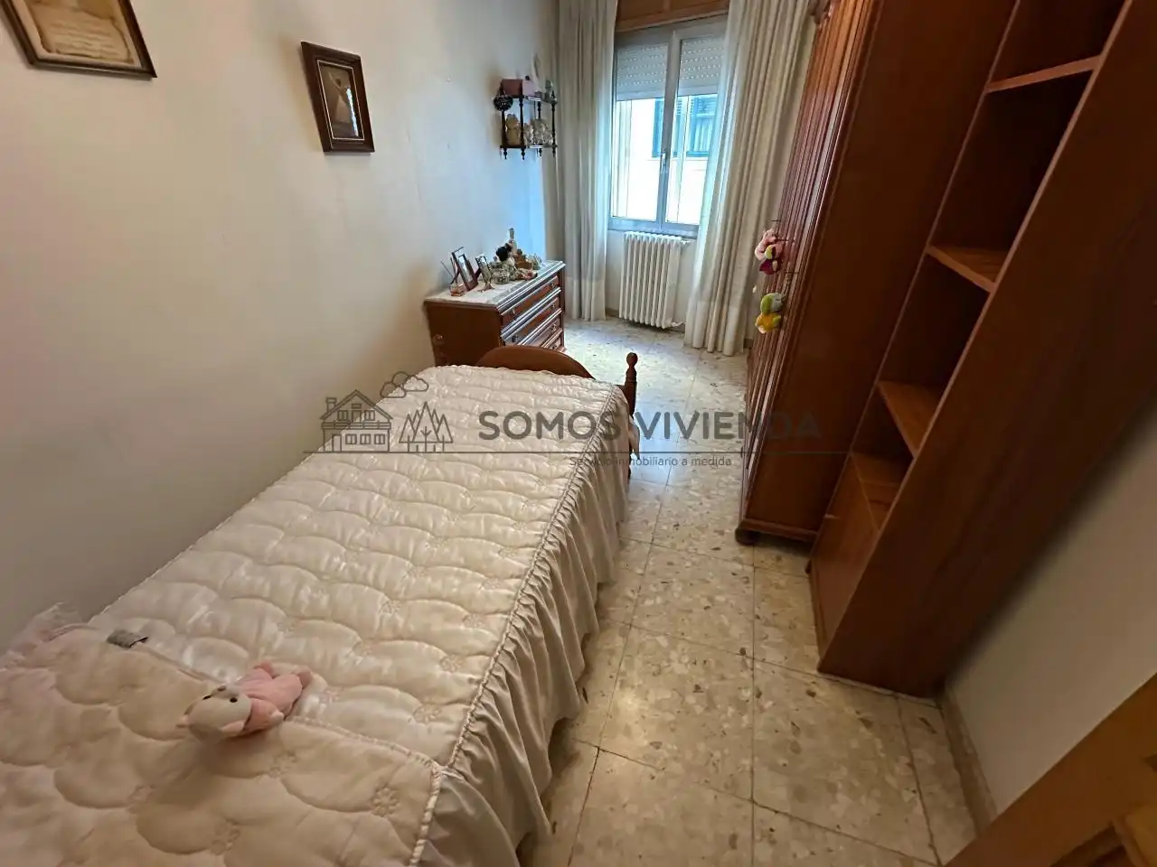 Bedroom of Flat for sale in Ourense Capital   with Heating, Storage room and Furnished