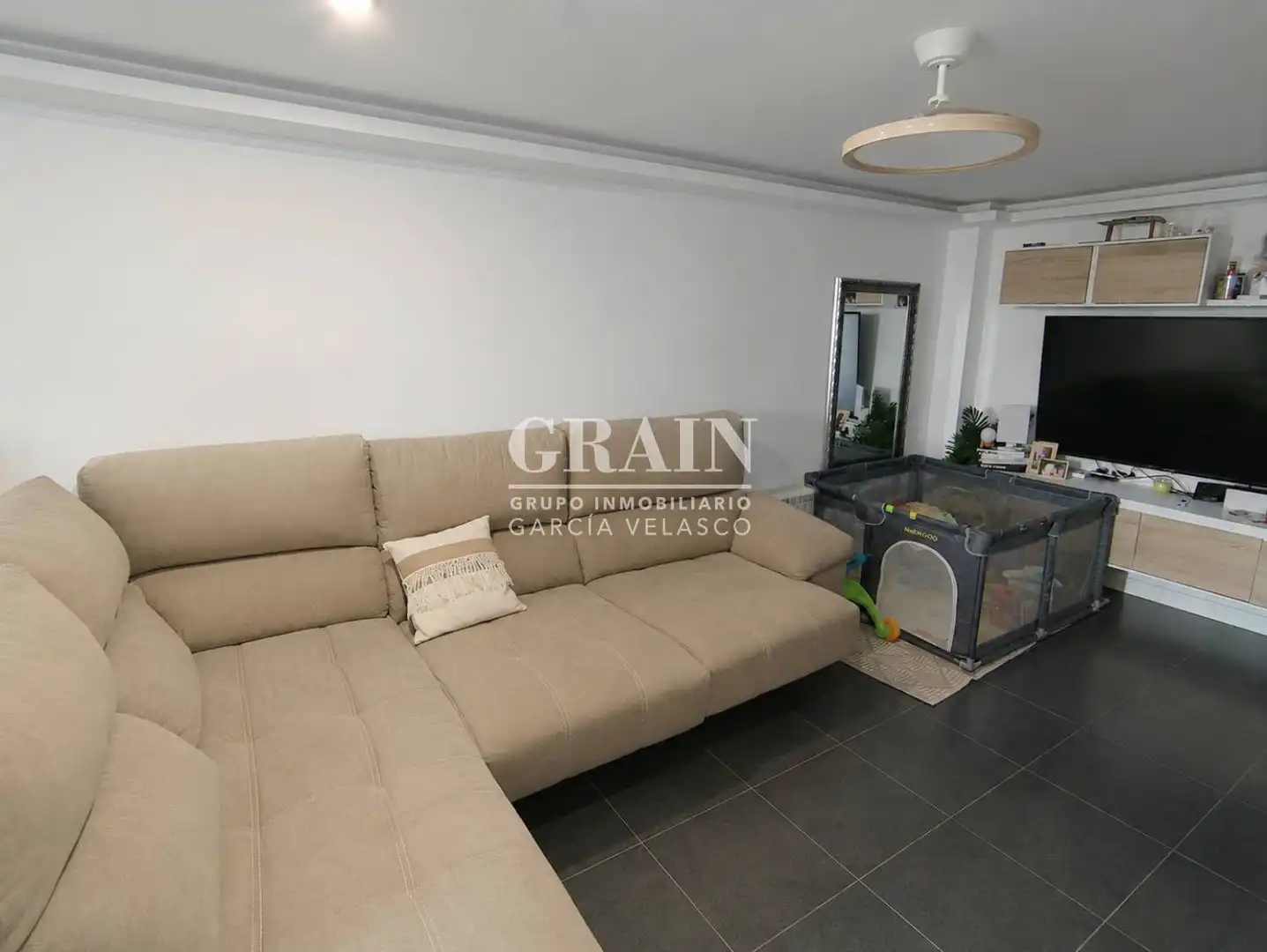 Sala de estar de Piso en venta en Albacete con Aire acondicionado y Calefacción