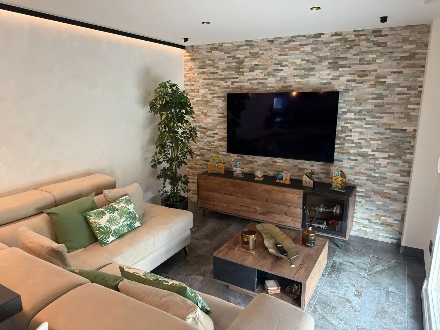 Sala de estar de Piso en venta en Valdés - Luarca con Calefacción, Jardín privado y Terraza