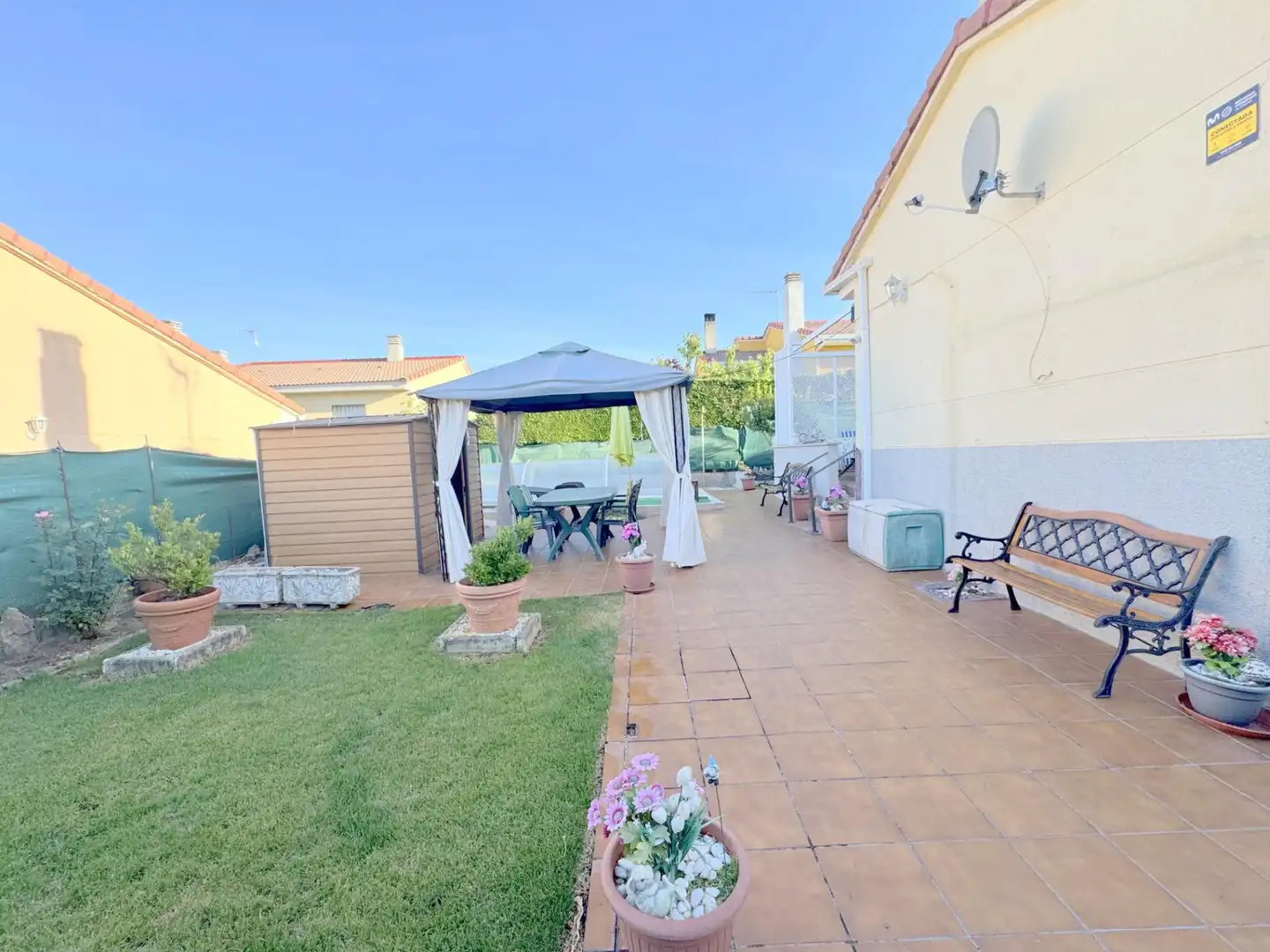 Jardín de Casa o chalet en venta en Herradón de Pinares con Calefacción, Jardín privado y Piscina