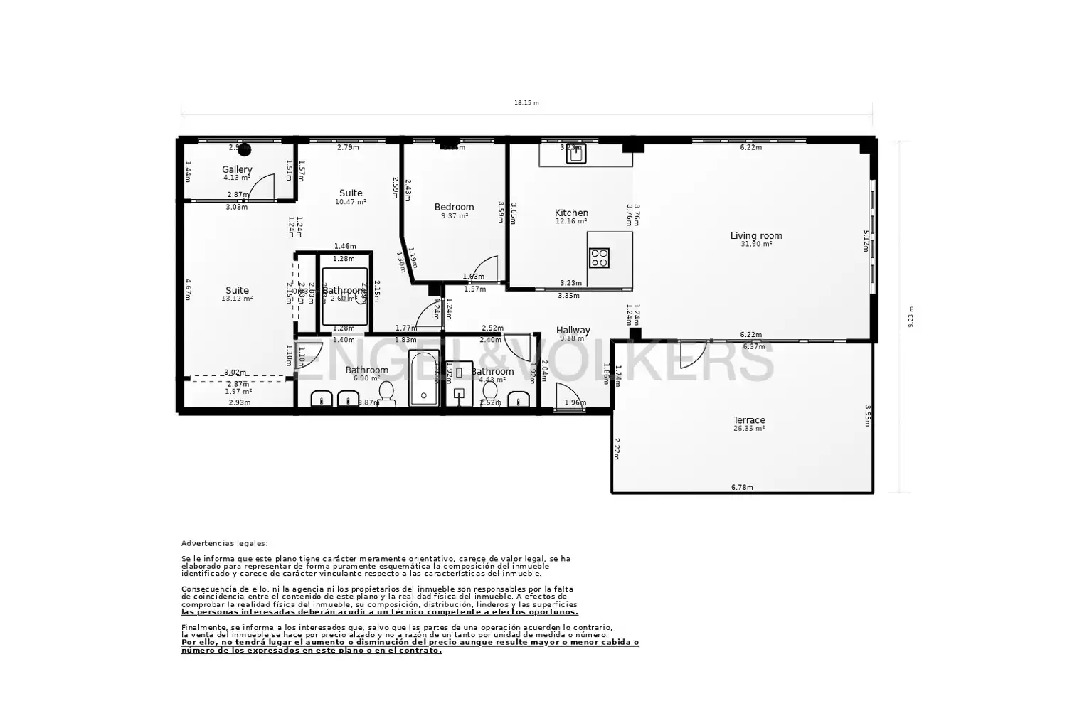 Attic for rent in Valencia  with Air Conditioner, Heating and Parquet flooring