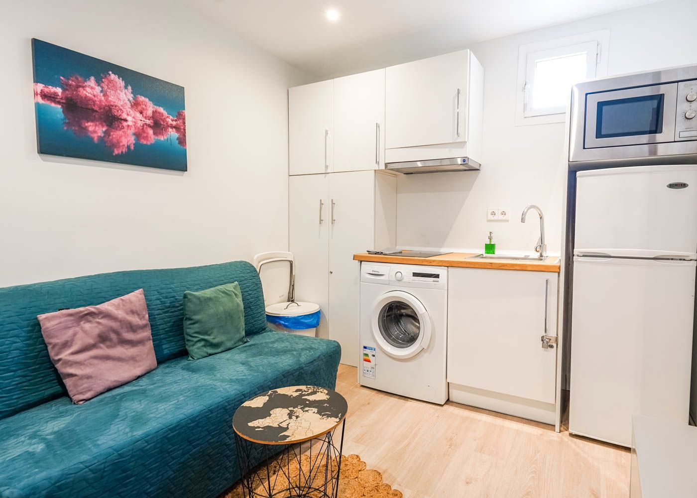 Bedroom of Apartment to rent in  Madrid Capital  with Air Conditioner, Furnished and Oven