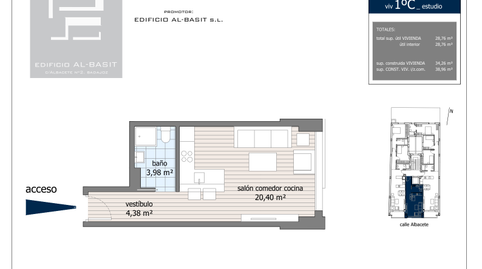 Foto 4 de Estudi en venda a Calle Albacete, Maria Auxiliadora - Barriada de Llera, Badajoz