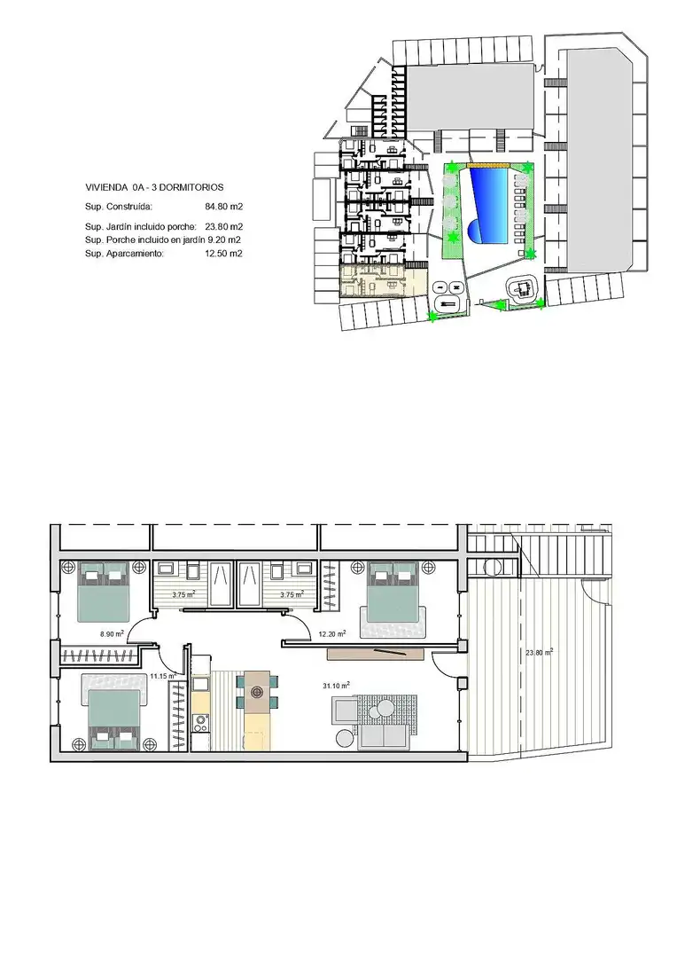 Apartament amb terrassa en venda a Roldán, imagen 25