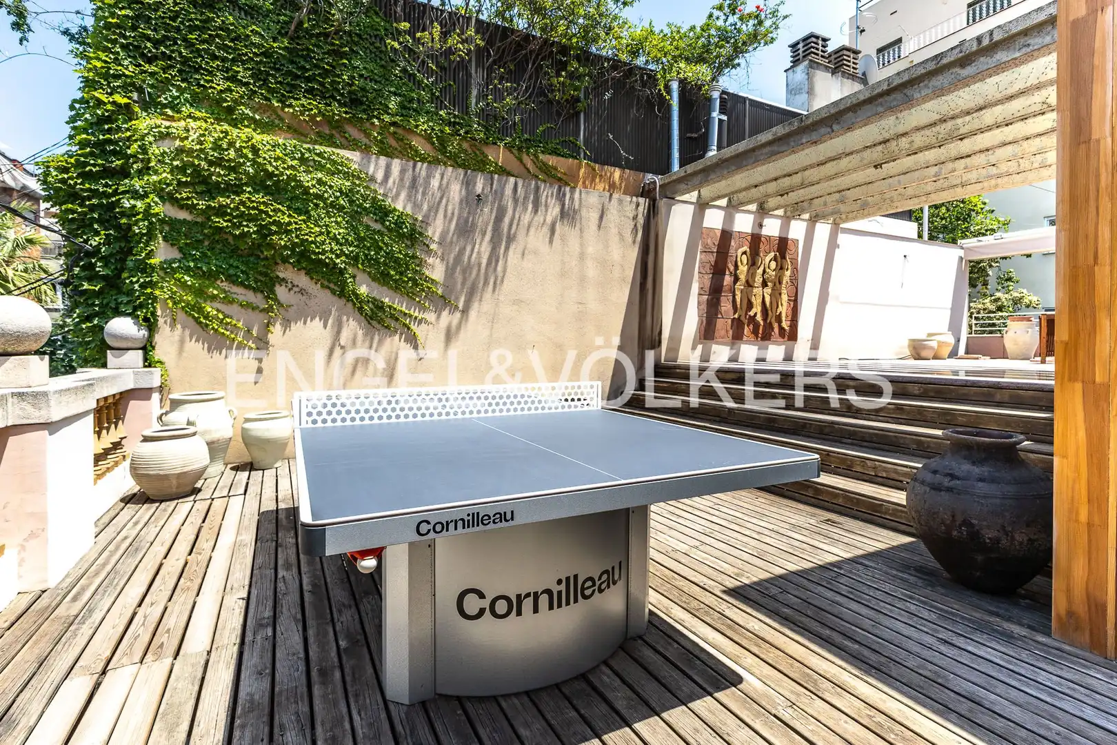 Terrace of Houses for rent in Barcelona  with Air Conditioner, Heating and Private garden