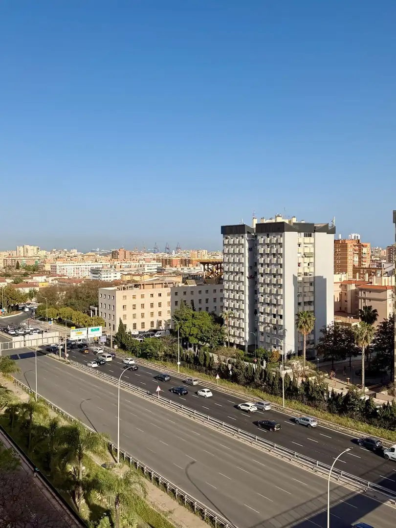 Exterior view of Flat for sale in Málaga Capital  with Air Conditioner, Heating and Terrace