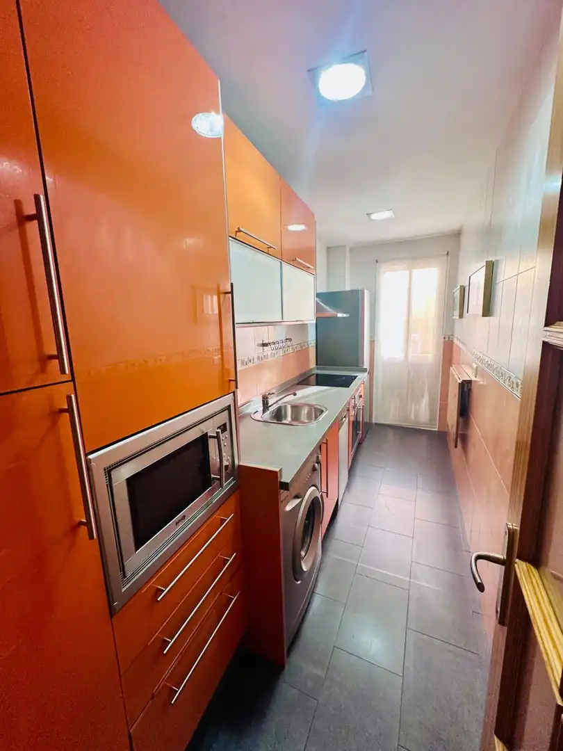 Kitchen of Flat for sale in Málaga  with Air Conditioner, Storage room and Balcony