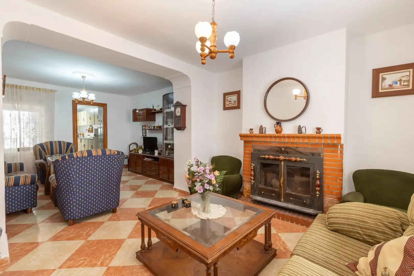 Living room of Houses for sale in Jayena  with Terrace and Balcony