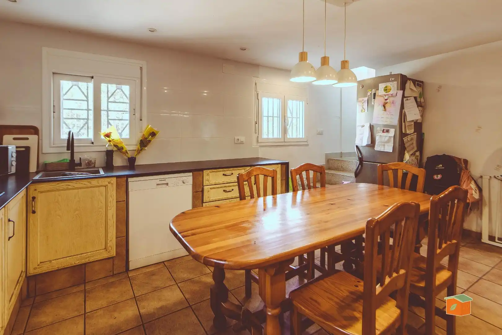 Kitchen of Houses for sale in Roquetes  with Air Conditioner, Parquet flooring and Swimming Pool
