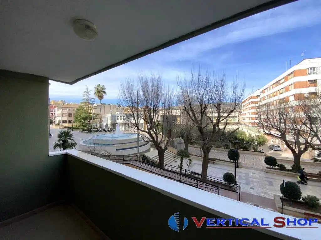 Exterior view of Flat for sale in Caudete  with Air Conditioner, Heating and Balcony