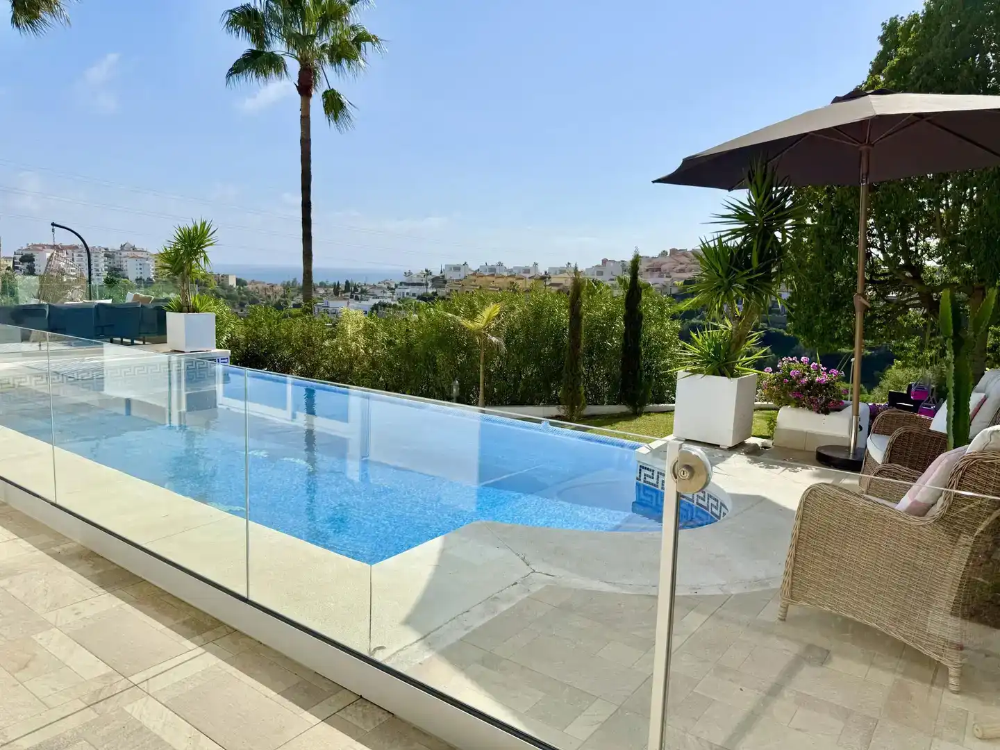 Piscina de Casa o xalet en venda en Mijas amb Aire condicionat, Piscina i Balcó