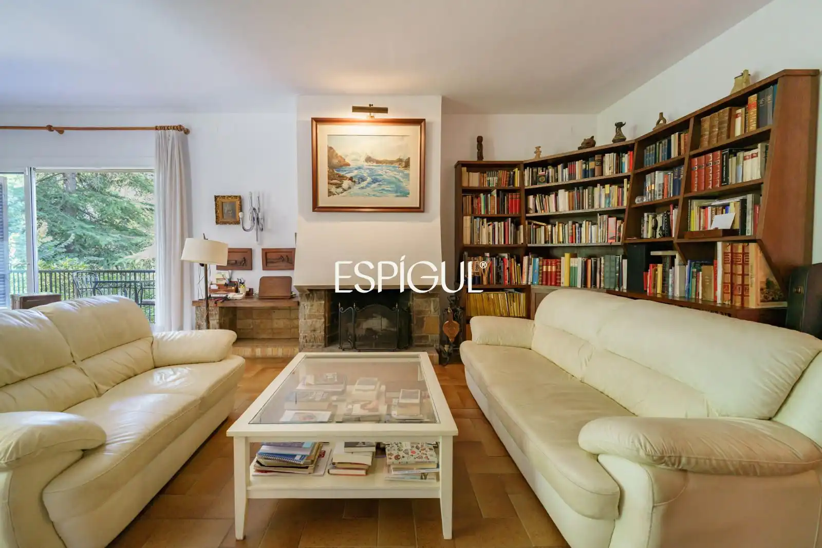 Sala de estar de Casa o chalet en venta en Cerdanyola del Vallès con Calefacción, Terraza y Trastero