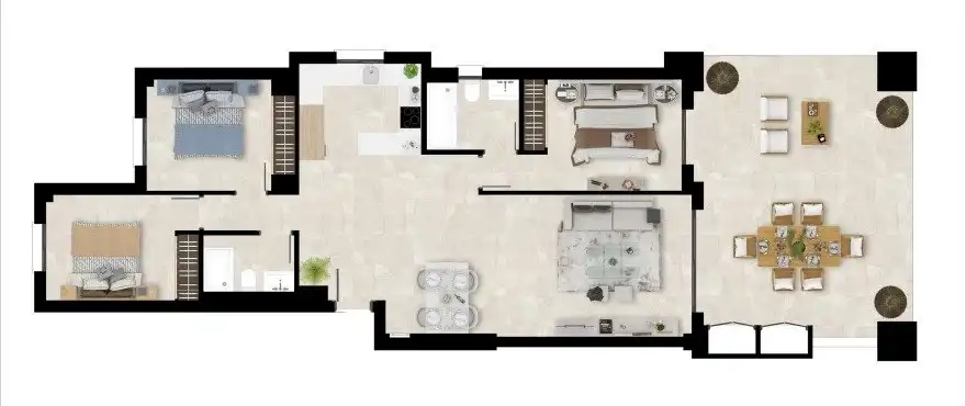 Apartments for sale in Casares  with Air Conditioner, Heating and Terrace