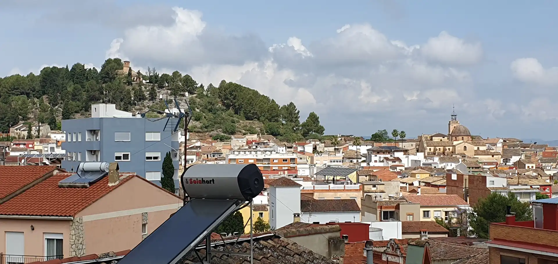 Vista exterior de Casa adosada en venta en Castelló de Rugat con Calefacción, Jardín privado y Terraza