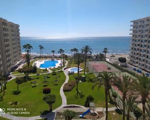 Jardí de Apartament de lloguer en Torremolinos amb Aire condicionat, Terrassa i Piscina