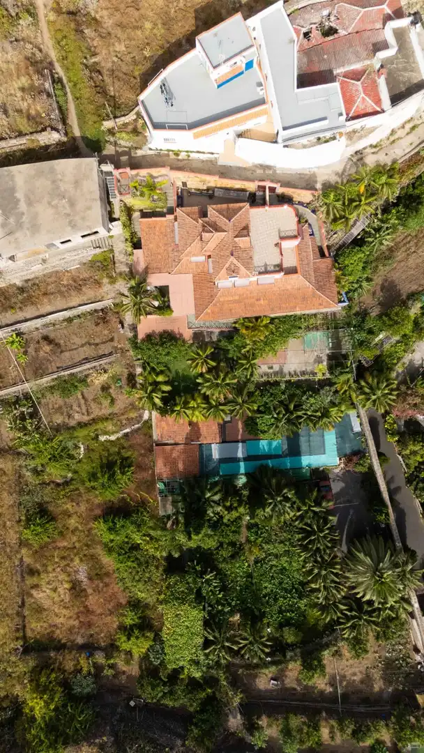 Vista exterior de Casa o xalet en venda en Icod de los Vinos amb Jardí privat, Terrassa i Traster