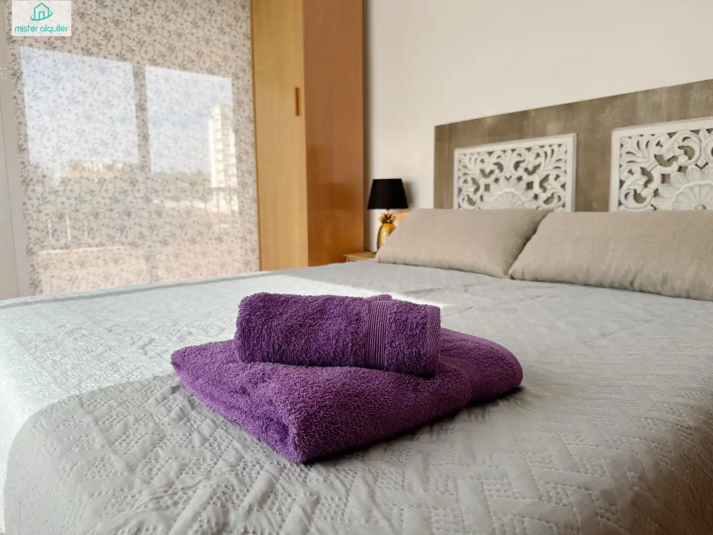 Bedroom of Apartments for rent in El Campello  with Air Conditioner, Terrace and Furnished